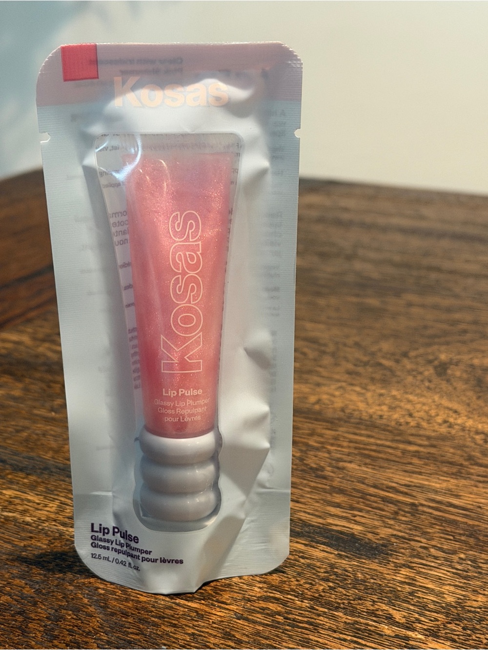 Kosas Lip Pulse Glossy Lip Plumper - Aura Flare (Shimmery Pink)